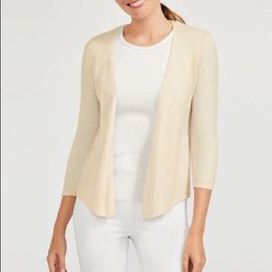J. McLaughlin Beige Cardigan